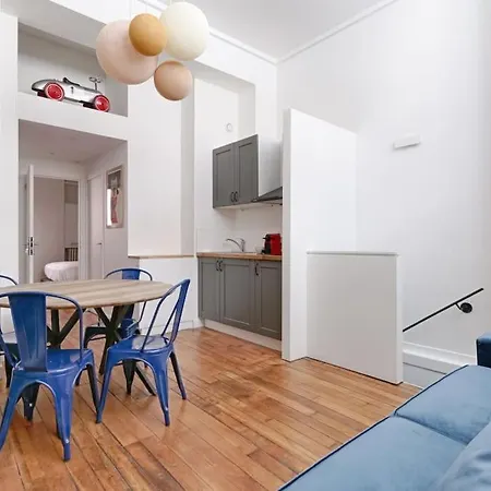 Cozy Duplex 6p - Arc De Triomphe דירה פריז